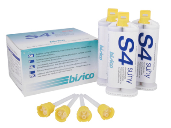Бисико / Bisico S4 - супергидрофильный коррегирующий материал (3*50мл), Bisico / Германия