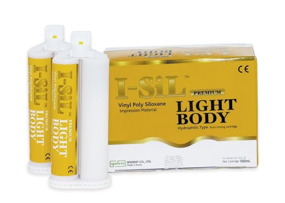 Ай-СиЛ / I-SiL Light Body (корректура) - слепочный материал (2*50мл), Spident / Корея
