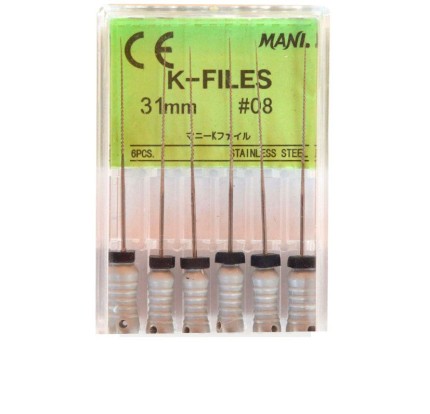К-Файл / K-Files №08, 31мм, (6шт), Mani / Япония