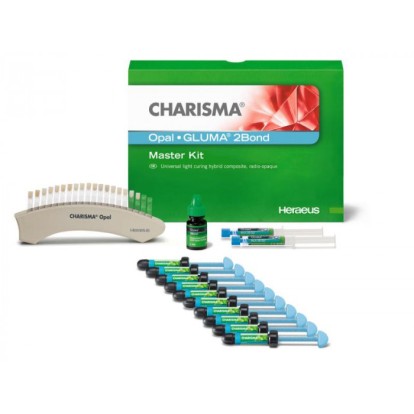 Харизма / Charisma Opal Master Kit (набор) - универсальный микрогибридный светоотверждаемый композит (10*4г), Heraeus Kulzer / Германия
