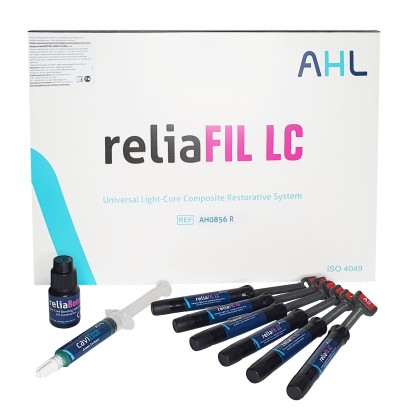 РелияФил / reliaFIL LC Kit (стандартный набор) - наногибридный светоотверждаемый композит (6шпр*4г), AHL / Англия