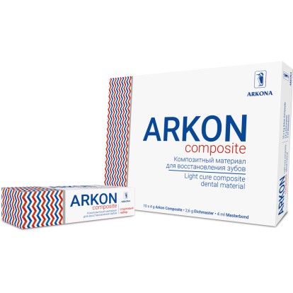 Аркон / Arkon (большой набор) - микрогибридный светоотверждаемый композит (10*4г), Arkona / Польша