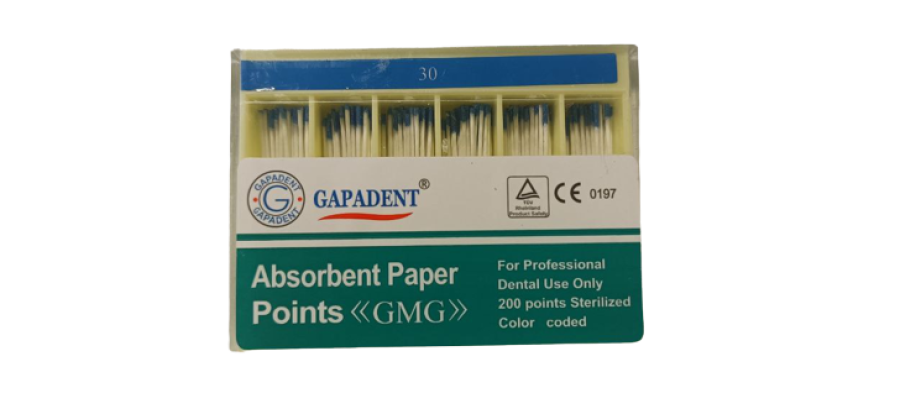 Бумажные штифты GMG 02 №30, (200шт), GAPADENT / Китай