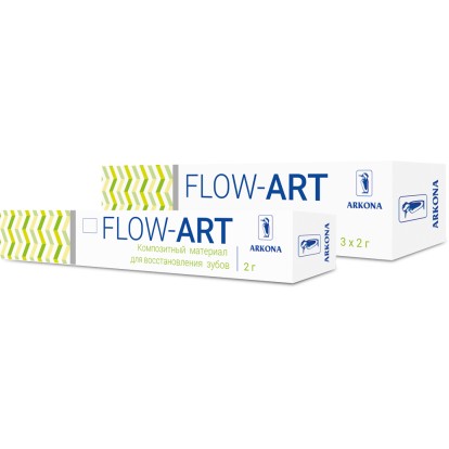 Флоу-арт / Flow-ART (A3) - светоотверждаемый микрогибридный композит (2г), Arkona / Польша