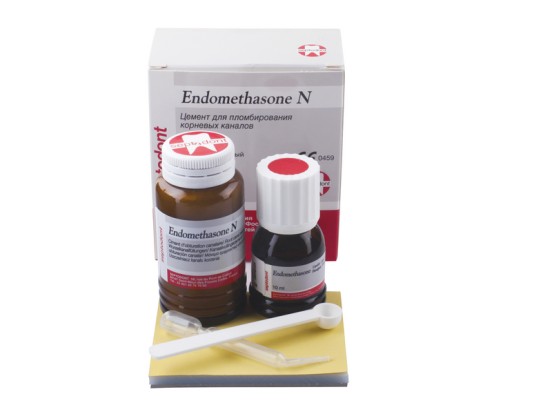 Эндометазон / Endomethasone N набор - для пломбирования каналов (14г+10мл), Septodont / Франция