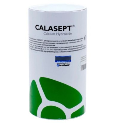 Каласепт / Calasept - материал для временного пломбирования (1.5мл), Nordiska Dental, Швеция