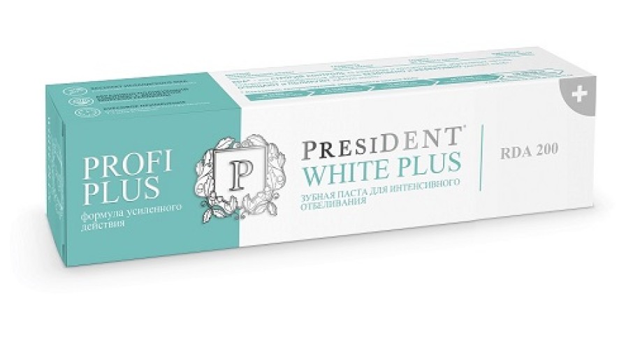 PRESIDENT PROFI PLUS White Plus - зубная паста (30мл), Betafarma SpA, Италия 